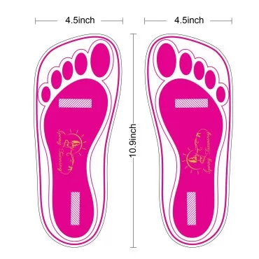 120 Pairs(240 Feets) Disposable Tanning Pink Feet ...