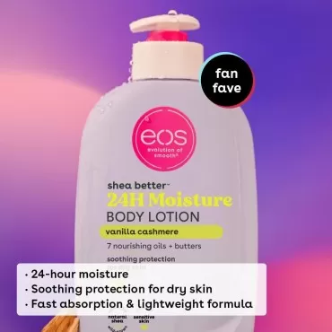 eos Shea Better Body Lotion- Vanilla Cashmere, 24-...