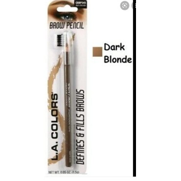 LA Colors Defines & Fills Brow Pencil, Dark Blonde-CBBP345