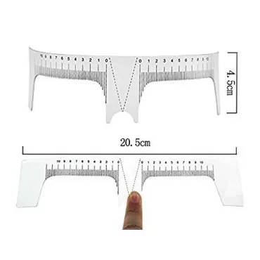 2PCS Tattoo Ruler-Nose Positioning Eyebrow Groomin...