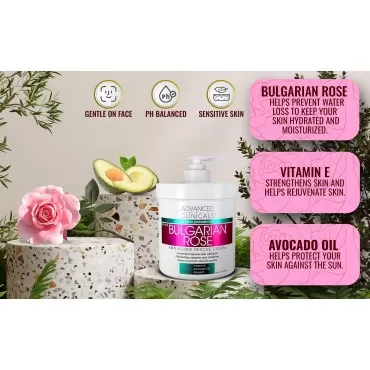 Advanced Clinicals Bulgarian Rose Anti Aging Vitam...
