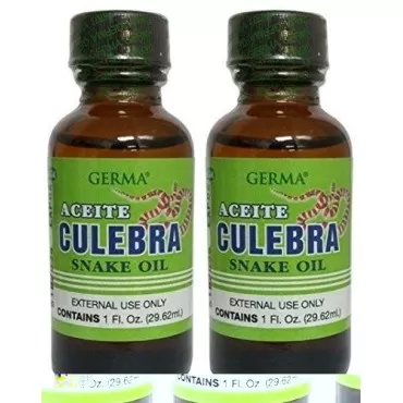 Aceite De Culebra 1 Oz. Snake Oil by Germa 2-Pack...