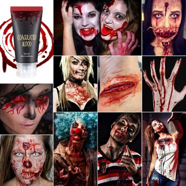 DE'LANCI Pro SFX Makeup Scars Wax kit,Halloween Sp...