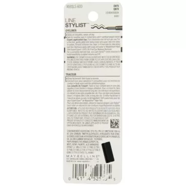 Maybelline New York Line Stylist-Carded, Onyx, 0.0010 Ounce