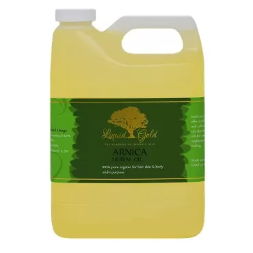 Liquid Gold 32 Fl.oz Arnica Herbal Oil 100% Pure & Organic for Skin Hair and Health Care