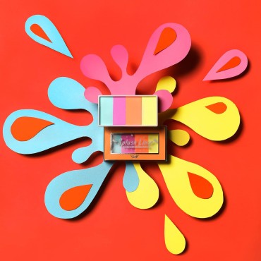 RUDE Splash Liner Water Activated Split Cake Face Body Paint (Cotton Candy)