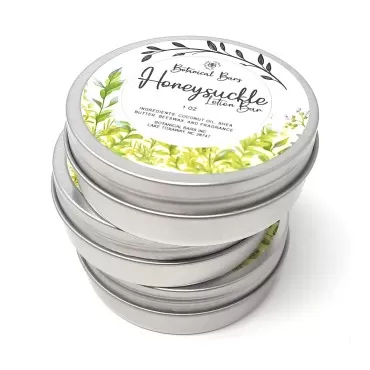 Floral Lotion Bar Set - 3 Lotion Bars 1oz Each - Lavender, Honeysuckle, and Clover and Honey