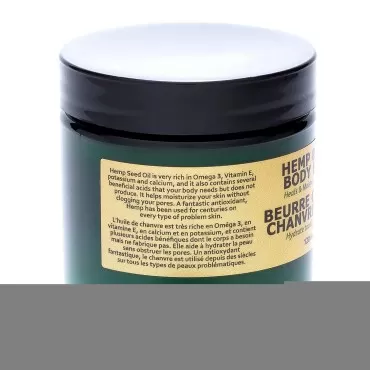 BC Bud Natural Hemp & Olive Body Butter | Creamy U...