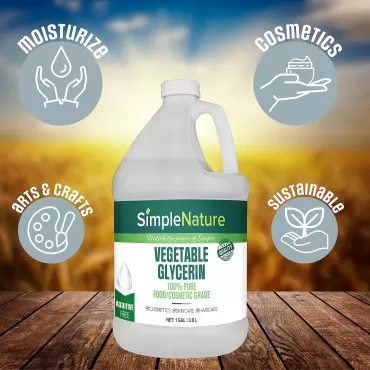 SimpleNature 100% Pure Vegetable Glycerin - 1 Gall...