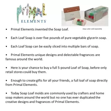Primal Elements Mermaid Soap Loaf, 5 Pound...