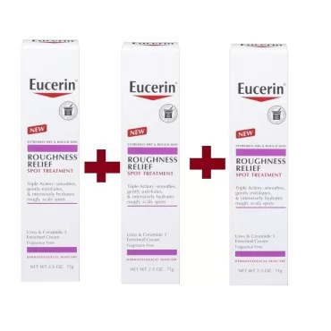 Eucerin Spot Treatment Roughness Relief 2.5 Ounce (74ml) (3 Pack)