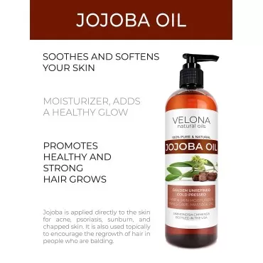 velona Jojoba Oil - 16 oz (With Pump) | 100% Pure ...