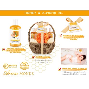 Bath Spa Gift Basket, Bath & Body Gift Set for Wom...