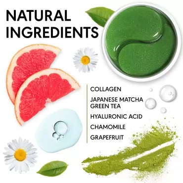 KINPUR ORGANIC COSMETICS Green Tea Under Eye Patch...