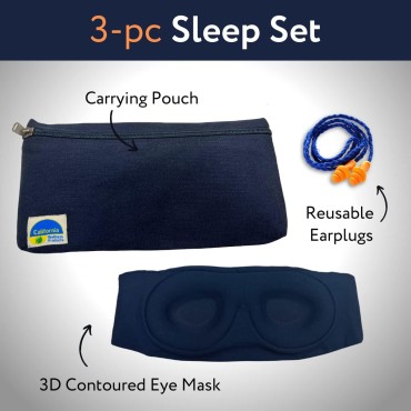 California Wellness Products Sleep Mask - 3D Conto...