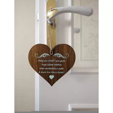 Wooden & Antique - Only an Aunt Can Give Hugs Like...
