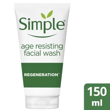 Simple Regeneration Age Resisting Facial Wash 150 ...