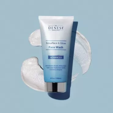 Dr. Denese Resurface & Glow Advanced Face Wash- luxurious face wash provides a spa like cleansing experience that reveals soft & nourished skin-6oz