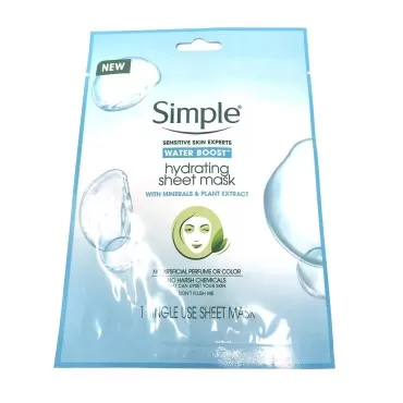 Simple Water Boost Hydrating Sheet Mask, 1 Mask (B...