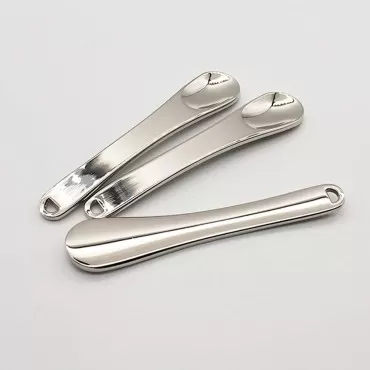2Pcs Mini Metal Cosmetic Spatulas Facial Cream Mas...