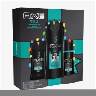 AXE  Apollo Gift Set With Body Spray, Antiperspira...