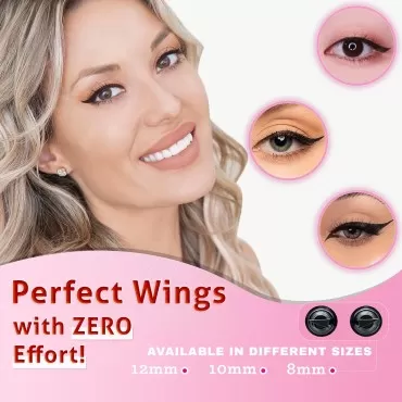The Flick Stick Winged Eyeliner Stamp, 2 x Black L...