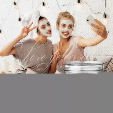 MAJESTIC PURE Himalayan Clay Mud Mask, Detoxifying, Brightening, and Reduces Appearance of Pores, 10 oz x 2