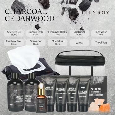 Bath and Body Gift Set for Men for Father Home Spa...