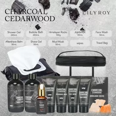 Bath and Body Gift Set for Men for Father Home Spa...