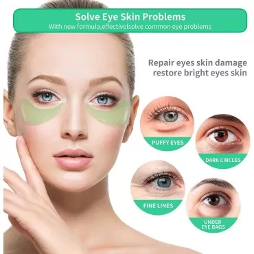 BREYLEE Aloe Vera Eye Mask- 60 Pcs - Puffy Eyes an...