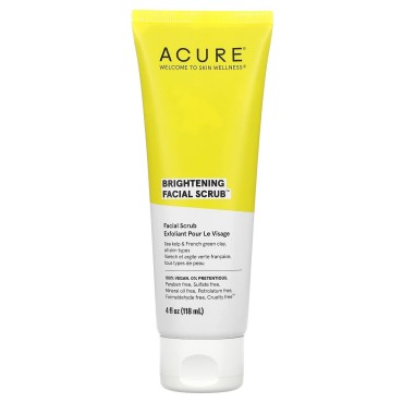 Acure Organics Brightening Facial Scrub, 4 fl. oz,...