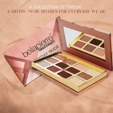 bellapierre Everyday Nude Eyeshadow Palette | 12 S...