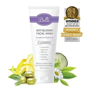 Belli Skincare Anti-Blemish Facial Wash Gel Cleans...