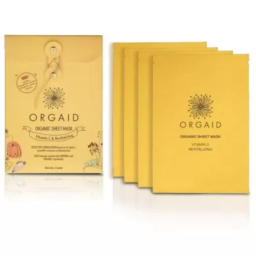 ORGAID Organic Sheet Mask | Made in USA (Vitamin C...