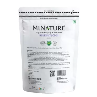 mi nature BENTONITE CLAY POWDER 227G, 8 OUNCE (PACK OF 1)