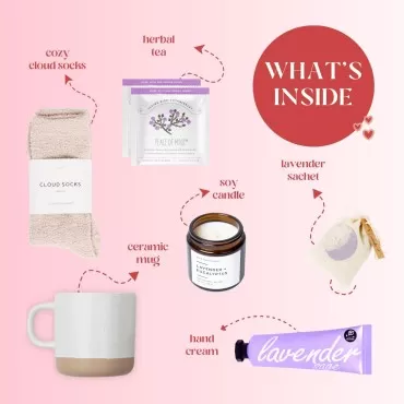 Unboxme Lavender Spa Gift Set - Relaxation Gifts F...