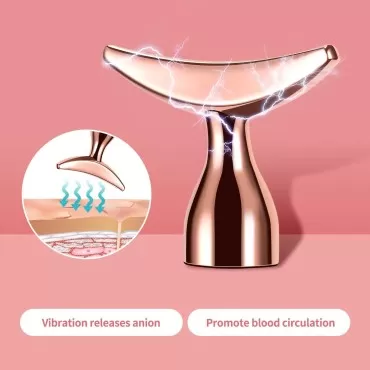 2-IN-1 Electric Face Massager Roller 24k Rose Gold...