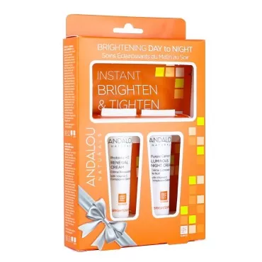 Andalou Naturals Brightening Day To Night Gift Kit...