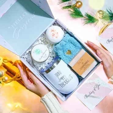 6pc Luxury Spa Christmas Gifts for Women - Drink H...