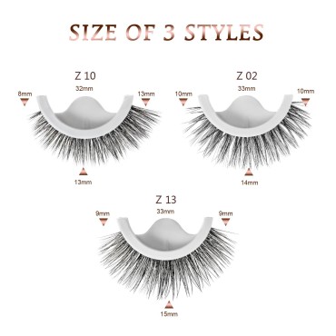 AmoVee Self Adhesive Eyelashes, Eyelashes Fluffy N...