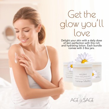 Age of Sage Body Lotion with Shea Butter - Gifts f...