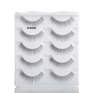 ALICE Lashes 110 Natural Hand Knotted False Eyelas...