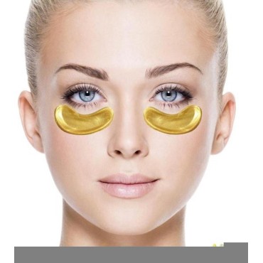 30 pairs of 24K Gold Powder Crystal Gel Collagen Eye Masks | For Anti-Aging & Moisturizing; Reducing Dark Circles, Puffiness, Wrinkles | By L'AMOUR yes!