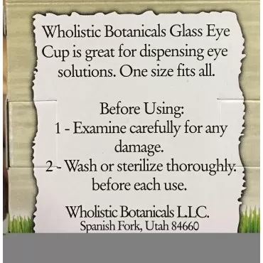 Dr. Christopher Glass Eye Cup...