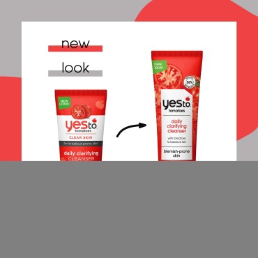 Yes To Tomatoes Daily Clarifying Cleanser, Balanci...