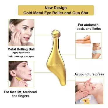 Amirce Face Massager Roller, 3D Roller Facial Mass...