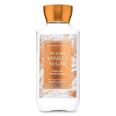B & Body Works Warm Vanilla Sugar - Full Size Set - Shower Gel, Body Lotion, Fine Fragrance Mist