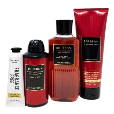 Bath and Body Men's Collection Bourbon Gift Set Ba...