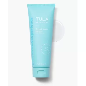 TULA Skin Care Better Together - Cleansing & Hydrating Travel Size Duo, includes The Cult Classic Purifying Face Cleanser & 24-7 Moisture Hydrating Day and Night Cream, 2-Piece Kit