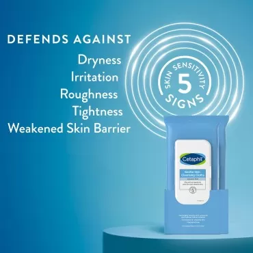 Cetaphil Face and Body Wipes, Gentle Skin Cleansin...